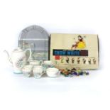 A Marx toys Walt Disney Snow White and the Seven Dwarfs child's tea set, boxed, a Crownford