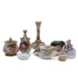 A small collection of china items, to include six items of Royal Worcester, Royal Doulton figure '