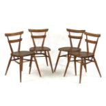 Four Ercol children's chairs