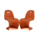 A pair of Verner Panton chairs