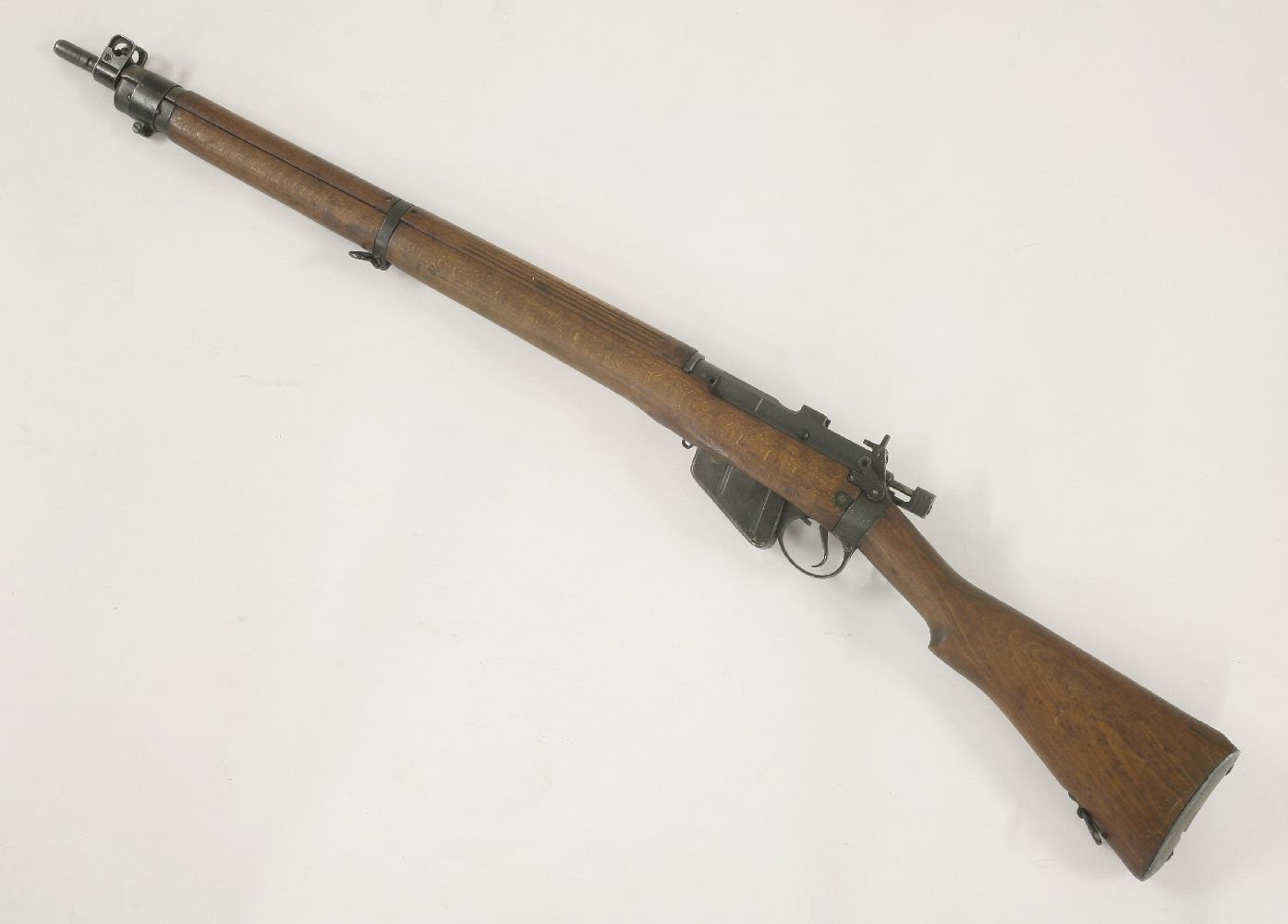 An Enfield MK4 bolt action rifle, with deactivation certificate, 111cm long - Image 2 of 2