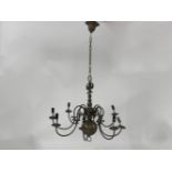 A Dutch design chandelier, 74cm diam