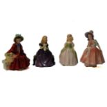 Four Royal Doulton figures HN 2338, HN 1789, HN 2016 and HN 2236