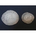 Great Britain, Elizabeth I (1558 - 1603), Sixpence (S 2572) together with a Halfgroat, 1565, (2)