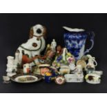 A quantity of mixed china, including Border Fine Arts ornaments and crested china, etc.