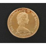 Bahamas, Elizabeth II (1952 - ), Fifty Dollars, 1973, minted to commemorate The Bahamas independence