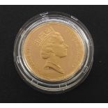 Great Britain, Elizabeth II (1952 - ), Proof Double Sovereign, 1994, complete with certificate and