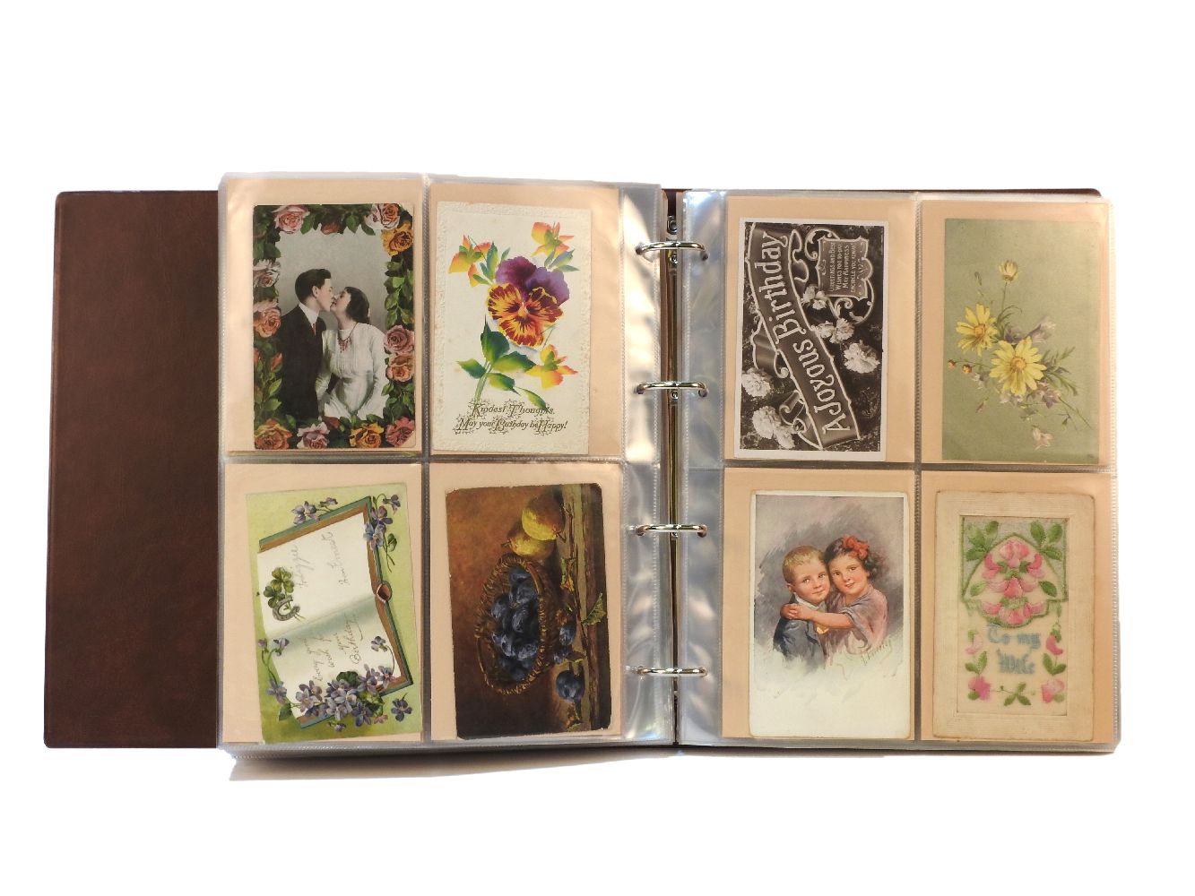 A large album of over 200 Edwardian postcards, greeting cards, etc - Bild 3 aus 4