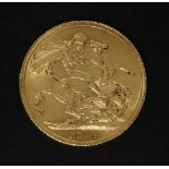 Great Britain, George V (1910-1936), Sovereign, 1914, rev. St George