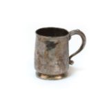 A George III silver christening mug, London, 1805, makers mark rubbed