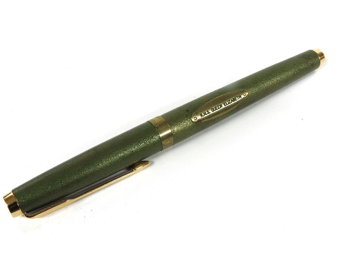 A Parker RMS Queen Elizabeth fountain pen, numbered 1560/5000, with certificate, numbered - Bild 2 aus 4