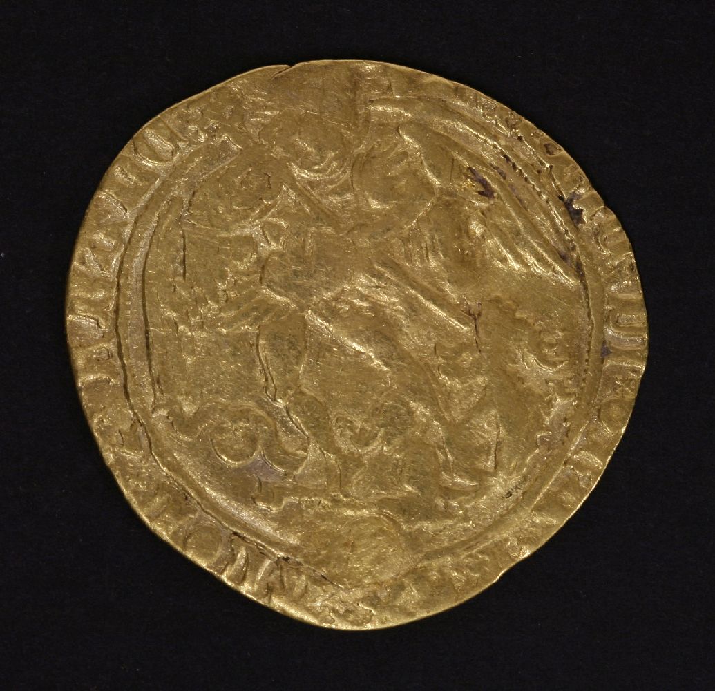 Great Britain, Henry VII (1485- 1509), Angel, 4.96g, probably a type III example - Image 2 of 2