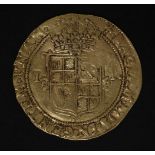 Great Britain, James I (1603 - 1625), second coinage, 1604-19, Unite, 9.92g, m.m. plain cross, fifth