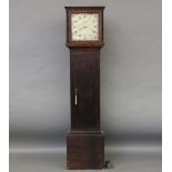 A Jones of Sevenoaks oak cased longcase clock