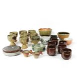 A collection of stoneware goblets,by Danny Killick (qty.)