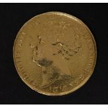 Great Britain, George IV (1820 - 1827), Two Pounds, 1823, Large bare head left, rev. St George (S.