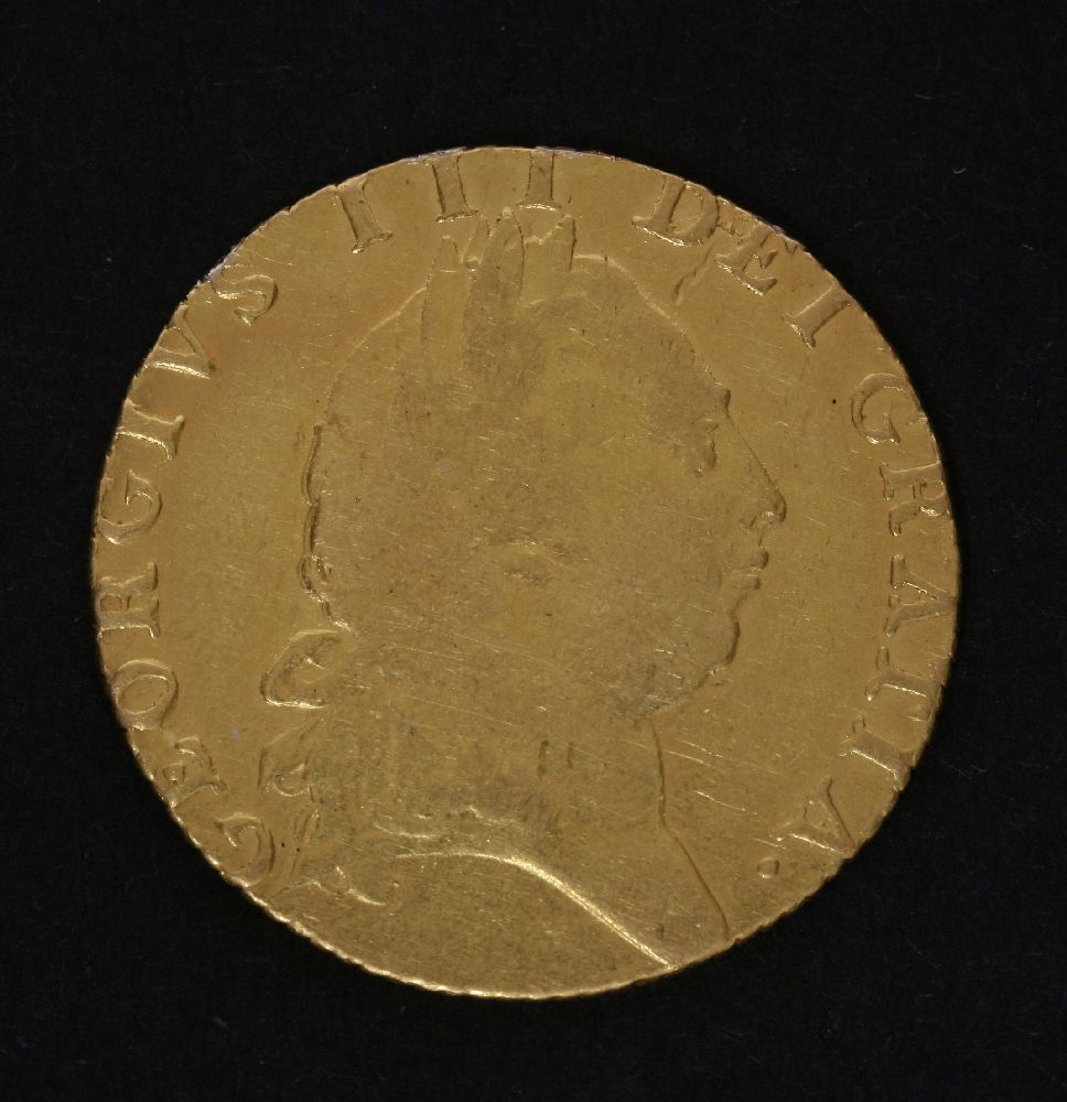 Great Britain, George III (1970-1820), Guinea, 1791, Laureate bust, rev. Crowned shield (S.3729)