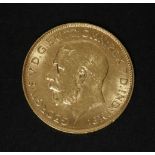 Great Britain, George V (1910-1936), half Sovereign, 1913, rev. St George