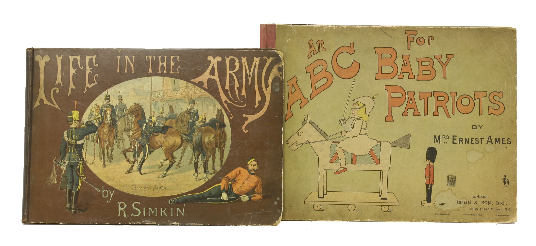 CHILDREN:1. Simkin, R: Life in the Army. Chapman & Hall, no date (1889) inscription to front