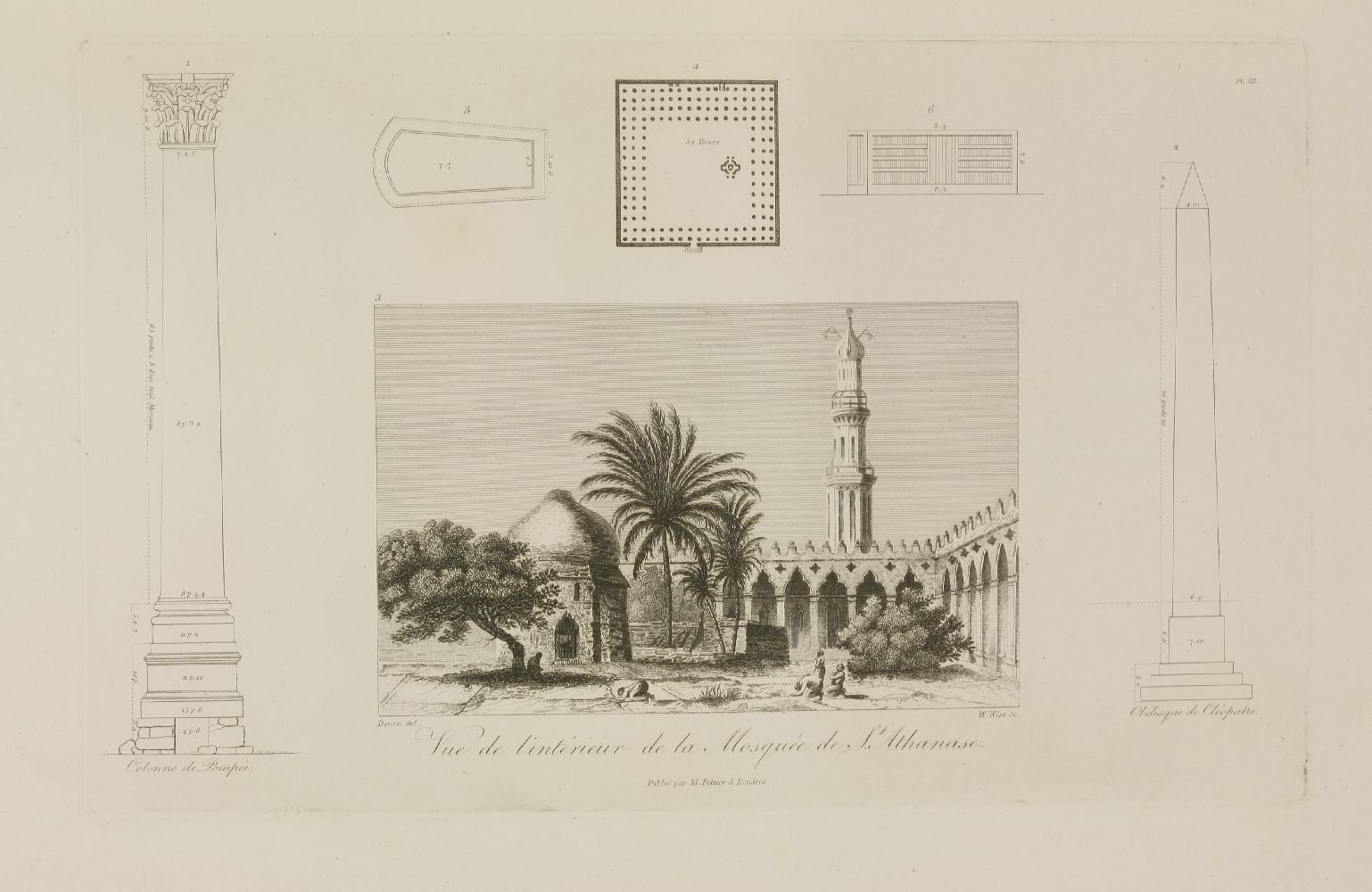 DENON, Dominique Vivant, Baron: Voyage dans la Basse et la Haute Egypte, Pendant les Campagnes de - Image 5 of 5