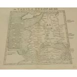 Sebastian Munster,France - Tabula Europae III. Uncoloured; Basle, 1540. vg+/fine39 x 31cm