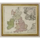 Johann Baptiste HomannA map of Great Britain'Magna Britannia complectens Angliae, Scotiae.......'