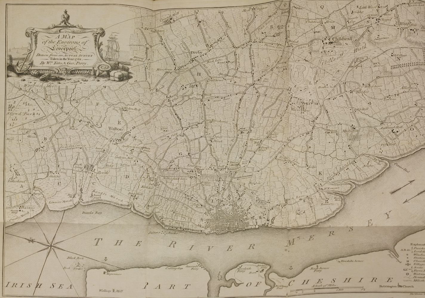 ENFIELD, William: An Essay towards the History of Liverpool, with views and Maps. Lon, Joseph - Image 3 of 3