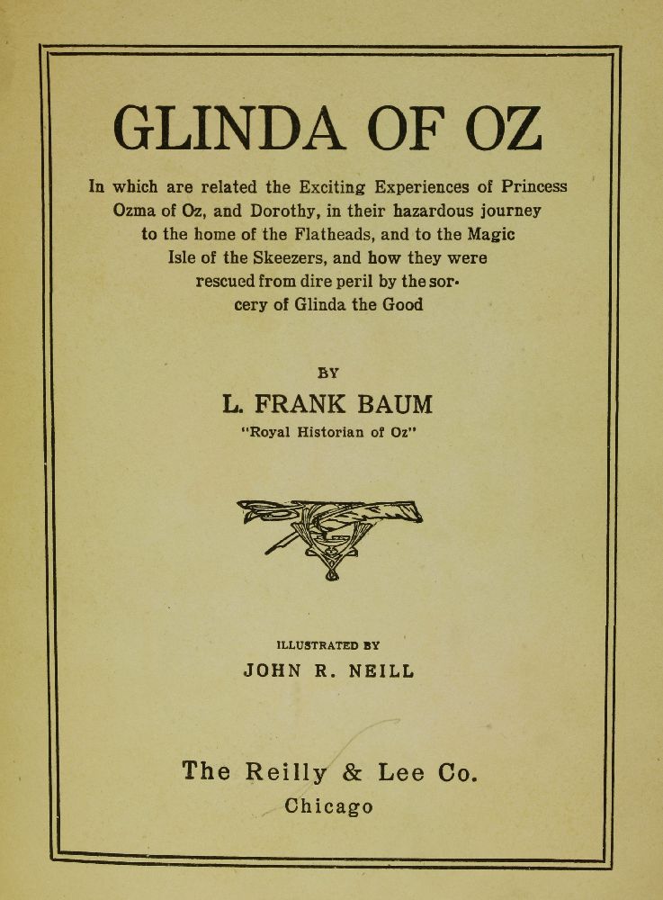 BAUM, L Frank; John R NEILL (ill.):12 WORKS WRITTEN BY L.FRANK BAUM IN THE OZ SERIES; All - Image 3 of 7