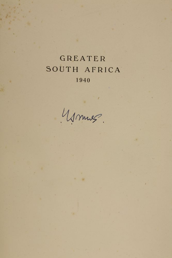 1. SMUTS, J C: Greater South Africa : plans for a better world; the speeches. Johannesburg, Truth - Image 5 of 7