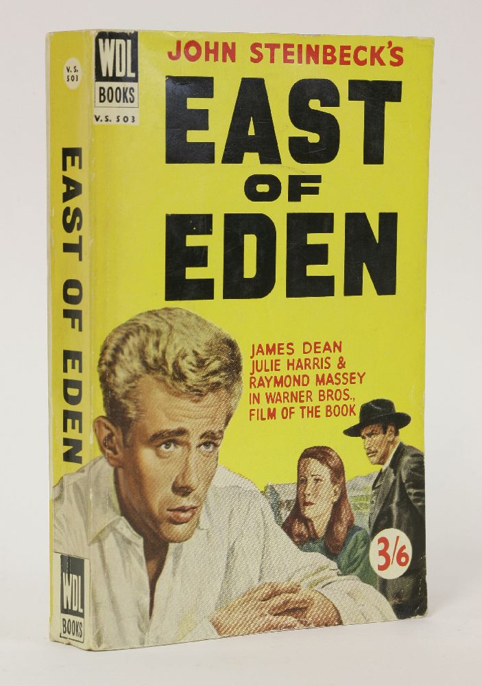 STEINBECK, John: East of Eden. Paperback; half title signed. G+