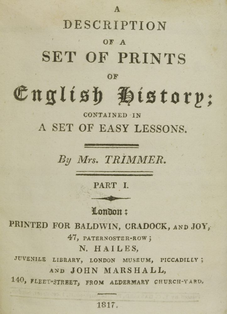 CHILDREN:1. TRIMMER, Mrs Sarah: A Series of Prints Designed to Illustrate the English History. - Image 5 of 5