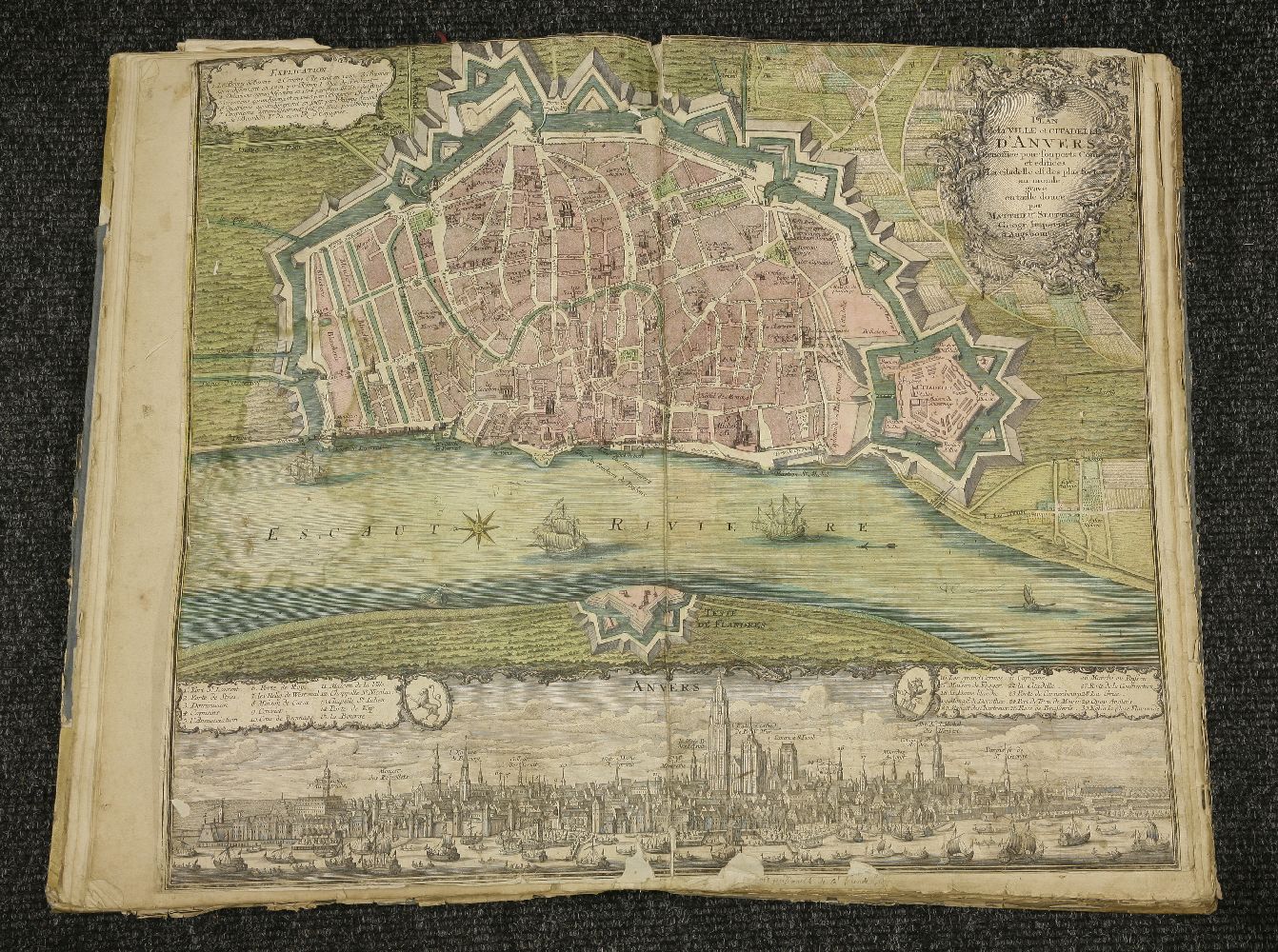 DE WIT, Frederick; Danckerts; & others: Composite Atlas, with 69 Double page Maps (one large - Image 2 of 3
