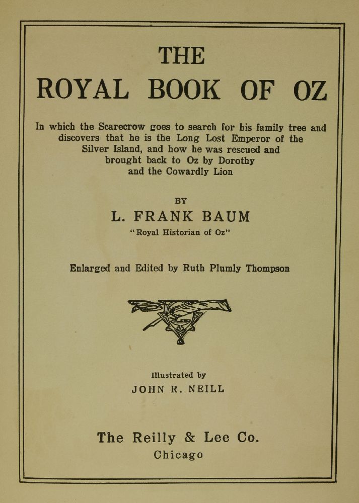 BAUM, L Frank; John R NEILL (ill.):12 WORKS WRITTEN BY L.FRANK BAUM IN THE OZ SERIES; All - Image 2 of 7