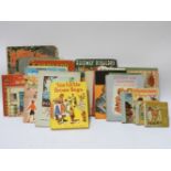 A collection of children's books, including Railway Ribaldry by W Heath Robinson