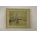 Alfred R Blundell (1883-1968)MARSH LANDSWatercolour, framed and glazed65 x 80cm