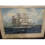 George Wiseman (b. 1905) SHIP 'THOMAS STEPHENS' signed watercolour