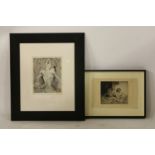 Cecil Leslie (1900-1980) THREE NUDES BATHING Etching and aquatint, signed and numbered 5/50 in