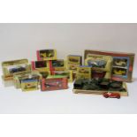 A quantity of various collectors toy cars, mostly boxed