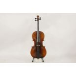 A Concertante cello and bow, in case