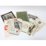 A quantity of ephemera, to include newspapers and magazines, second world war, a 1966 World Cup