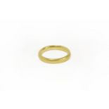 A 22ct gold wedding ring4.51g