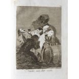 Francisco de Goya (Spanish, 1746-1828) NADIE NOS HA VISTO (NO ONE HAS SEEN US) (DELTEIL 114;