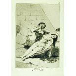 Francisco de Goya (Spanish, 1746-1828)TANTALO (TANTALUS) (DELTEIL 44; HARRIS 46)Etching and