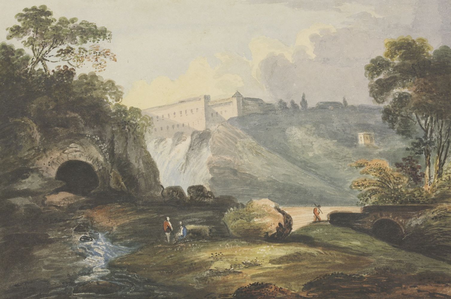 English School, early 19th century'AYSGILL FORCE, WENSLEYDALE, YORKSHIRE';'BOLTON PRIORY, - Bild 17 aus 19