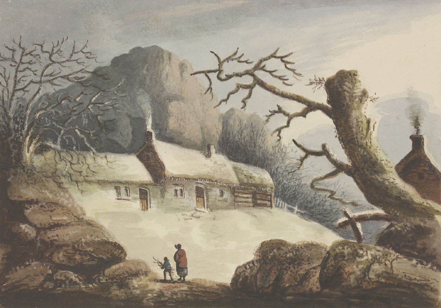 English School, early 19th century'AYSGILL FORCE, WENSLEYDALE, YORKSHIRE';'BOLTON PRIORY, - Bild 19 aus 19