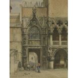 Alberto Prosdocimi (Italian, 1852-1925)THE DOGE'S PALACE, VENICESigned l.l., watercolour36 x 26.5cm