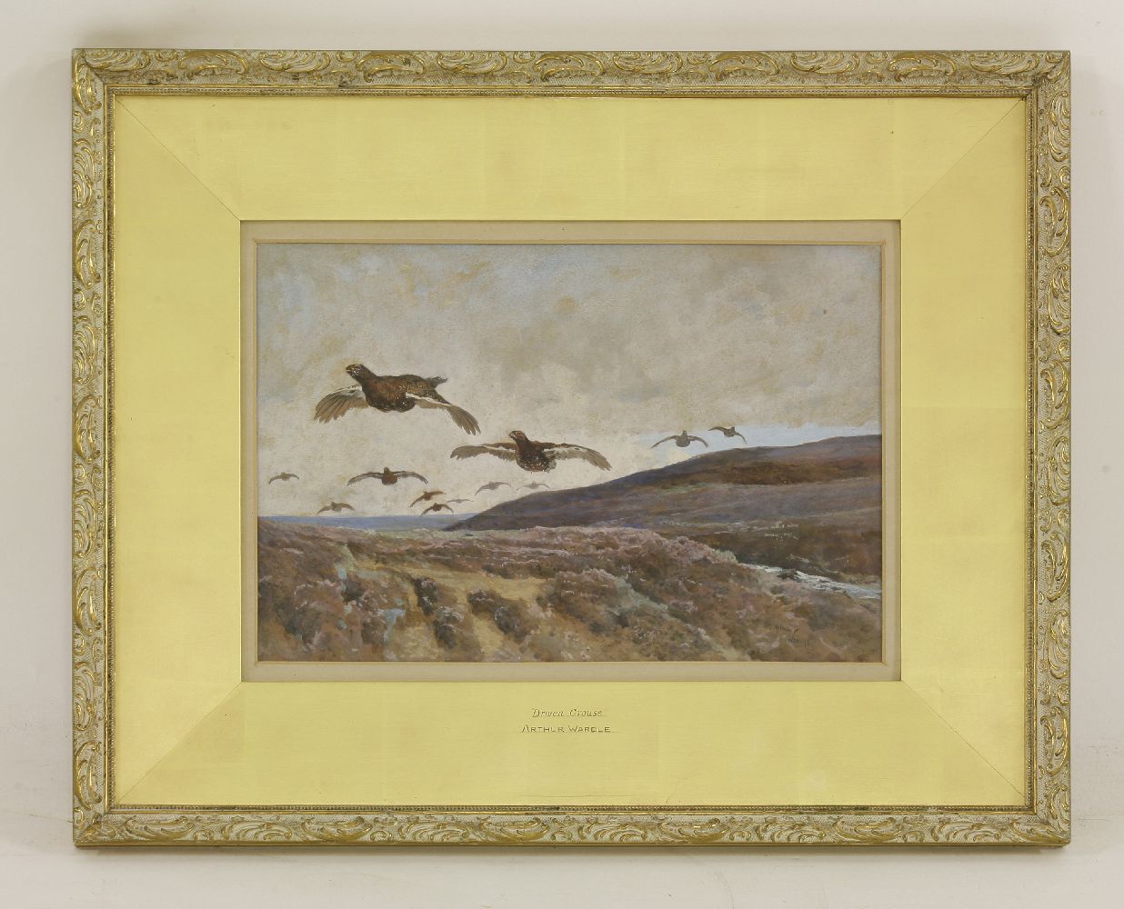 *Arthur Wardle (1864-1949)'DRIVEN GROUSE'Signed l.r., gouache24 x 36cm *Artist's Resale Right may - Bild 2 aus 4