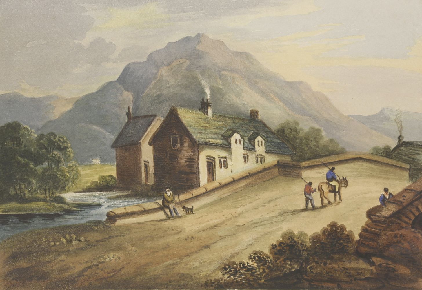 English School, early 19th century'AYSGILL FORCE, WENSLEYDALE, YORKSHIRE';'BOLTON PRIORY, - Bild 6 aus 19