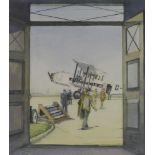 *John P Smith (contemporary)ADVERTISING PERSIL IN A WAR SURPLUS SE5 AIRCRAFTSigned l.l.,
