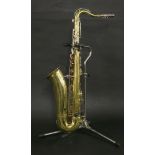 A tenor saxophone,by B&S, Germany, stamped 5310 and Made in GDR, cased